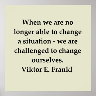 victor frankl quote poster
