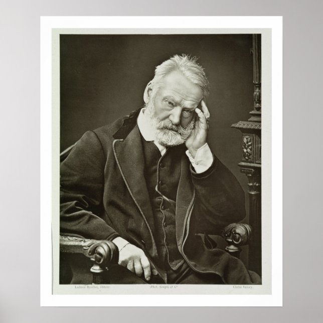 Victor Hugo (1802-85), from 'Galerie Contemporaine Poster (Front)