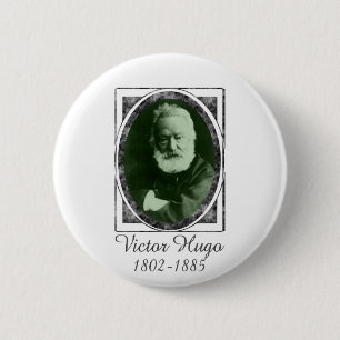 Victor Hugo 6 Cm Round Badge
