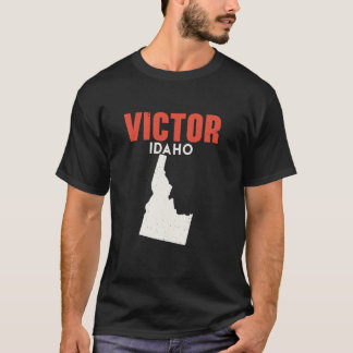 Victor Idaho USA State America Travel Idahoan T-Shirt