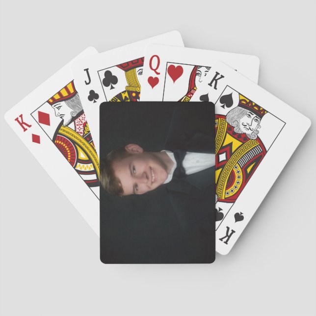 Victor Jones senior 15 Playing Cards (Back)