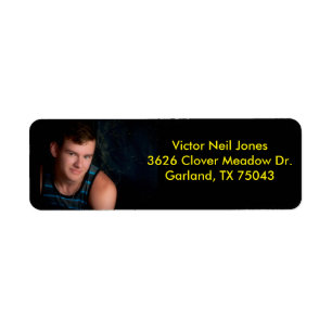 Victor Neil Jones return address label