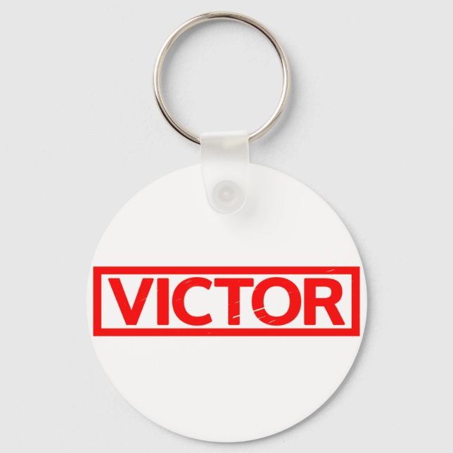 Victor Stamp Key Ring (Front)