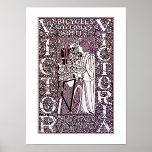 Victor, Victoria Bicycle Posterr by Will Bradley Poster