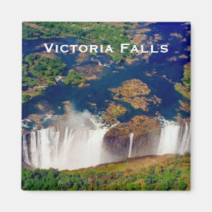 victoria aerial falls magnet