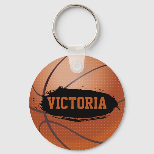 Victoria Basketball Key Chain / Key Ring (Front)