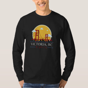 Victoria BC Golden Gate Bridge Bad Geography Humor T-Shirt