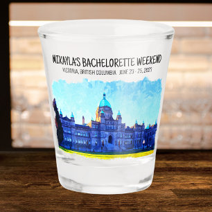 Victoria, British Columbia Bachelorette Weekend Shot Glass