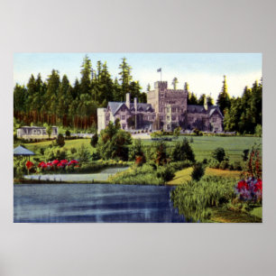 Victoria British Columbia Canada Hatley Castle Poster