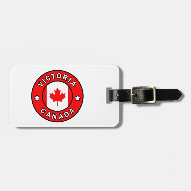 Victoria Canada Luggage Tag (Front Horizontal)