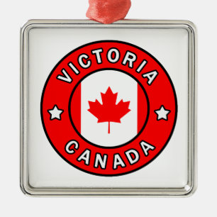 Victoria Canada Metal Tree Decoration