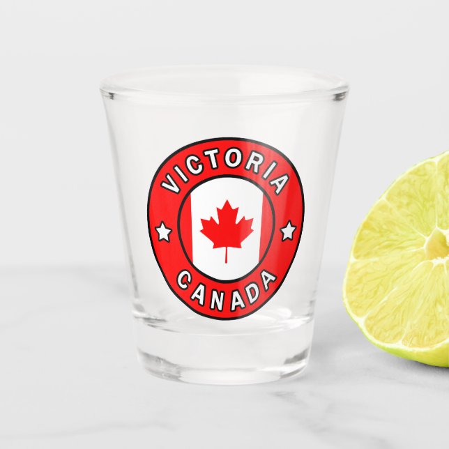 Victoria Canada Shot Glass (Front)