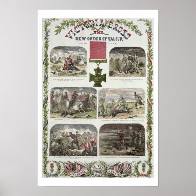 Victoria Cross, the New Order of Valour for the Ar Poster (Front)