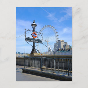 Victoria Embankment, London UK Postcard