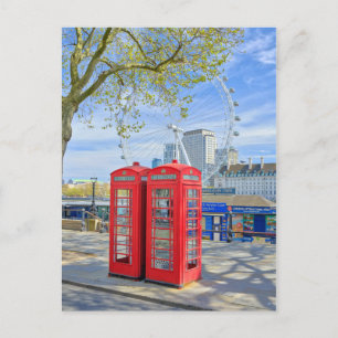 Victoria Embankment, London UK Postcard