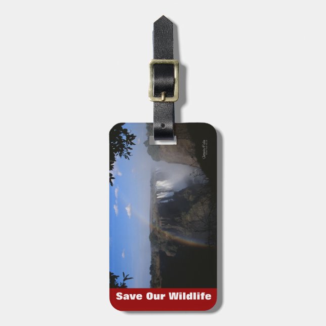 Victoria Fall 1 Luggage Tag (Front Vertical)