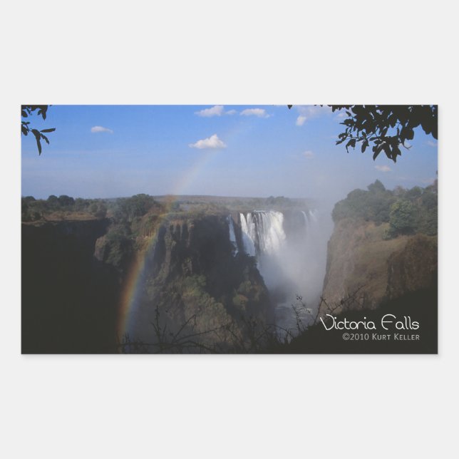 Victoria Fall 2 Rectangular Sticker (Front)