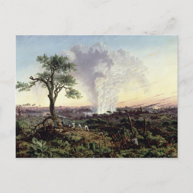 Victoria Falls at Sunrise, with 'The Smoke', or 'S Postcard (Front)