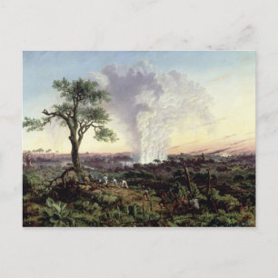 Victoria Falls at Sunrise, with 'The Smoke', or 'S Postcard