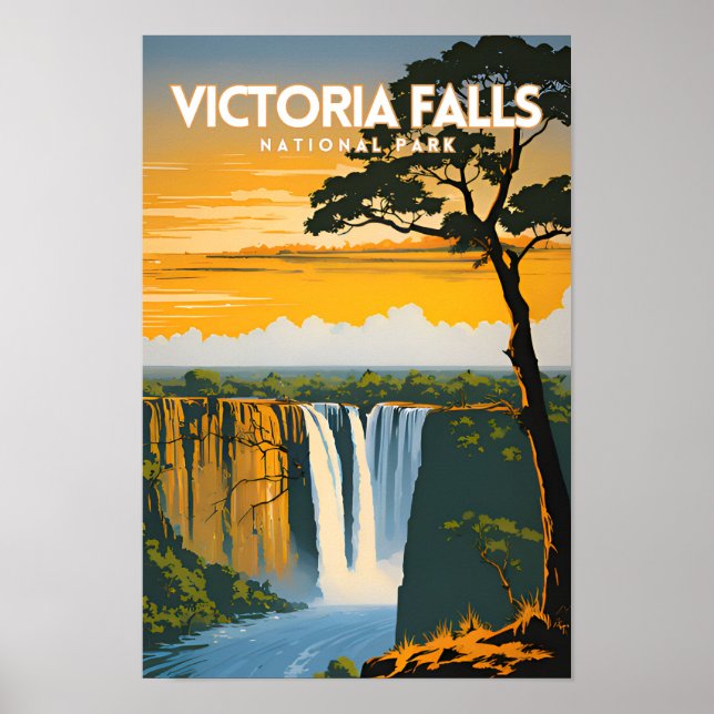 Victoria Falls National Park Poster (Front)