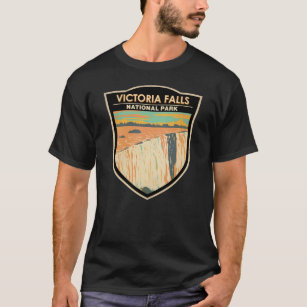 Victoria Falls National Park Travel Art Vintage T-Shirt