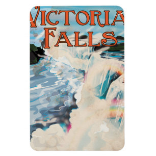 Victoria Falls Vintage travel poster Magnet