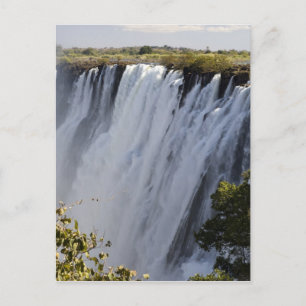 Victoria Falls, Zambesi River, Zambia. Postcard
