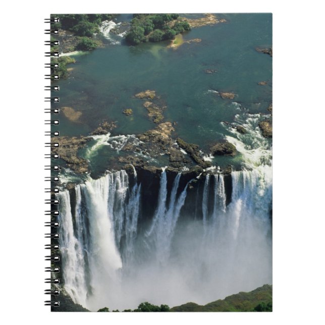 Victoria Falls, Zambia to Zimbabwe border. The Spiral Notebook (Front)