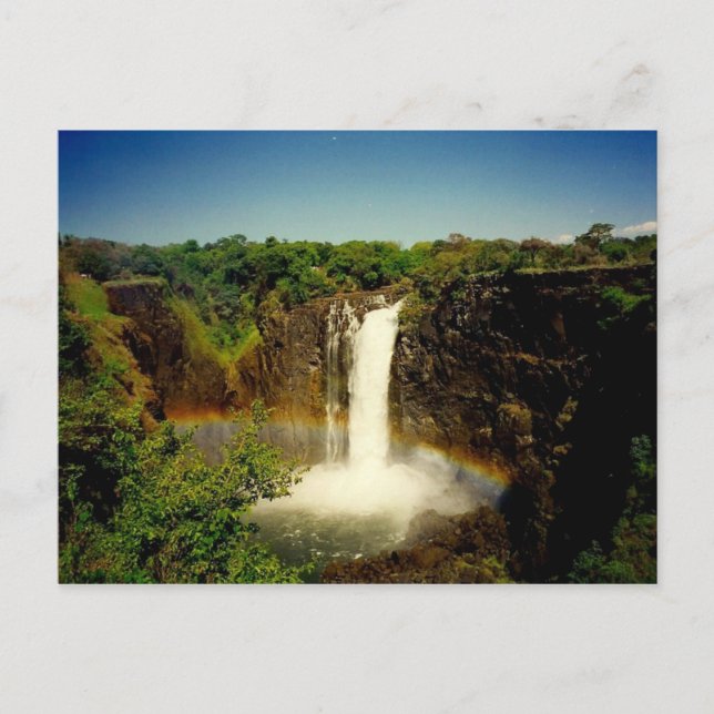 victoria falls zim postcard (Front)