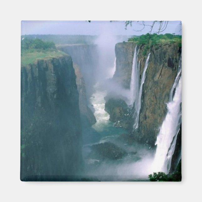 victoria falls, zimbabwe magnet (Front)