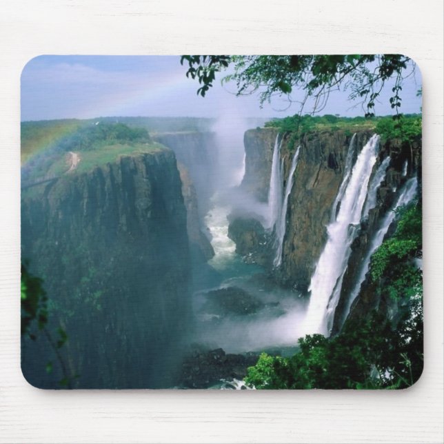 victoria falls, zimbabwe mouse pad (Front)