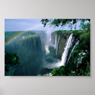 victoria falls, zimbabwe poster