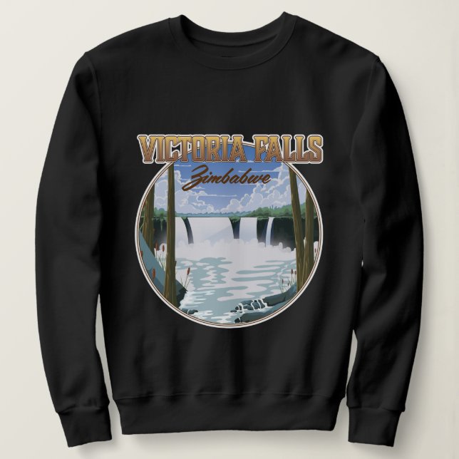 Victoria falls Zimbabwe Sweatshirt (Design Front)