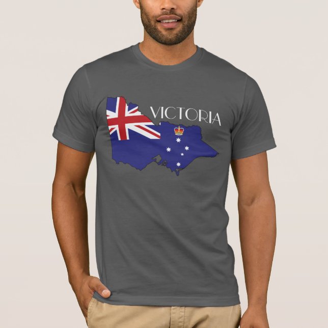 Victoria Flag-Map Shirt (Front)