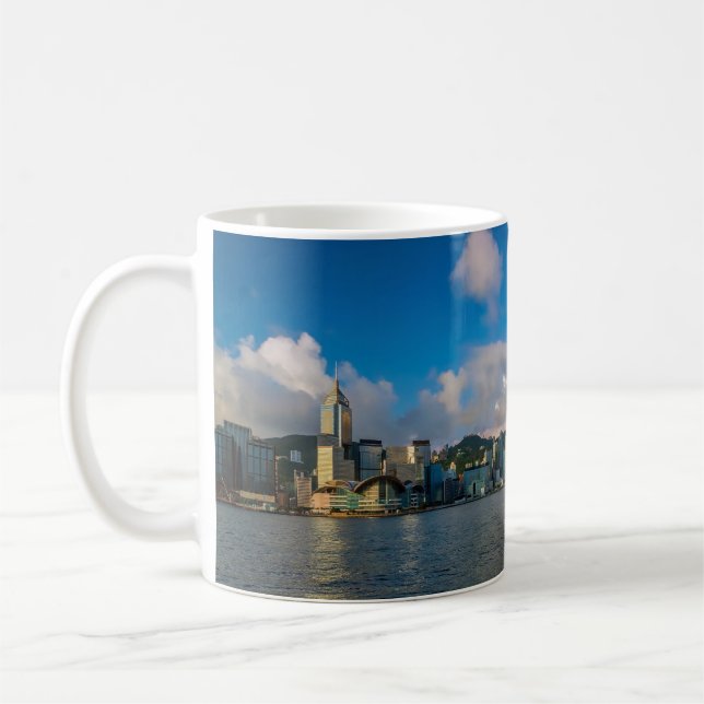Victoria Harbour & Hong Kong Skyline Coffee Mug (Left)