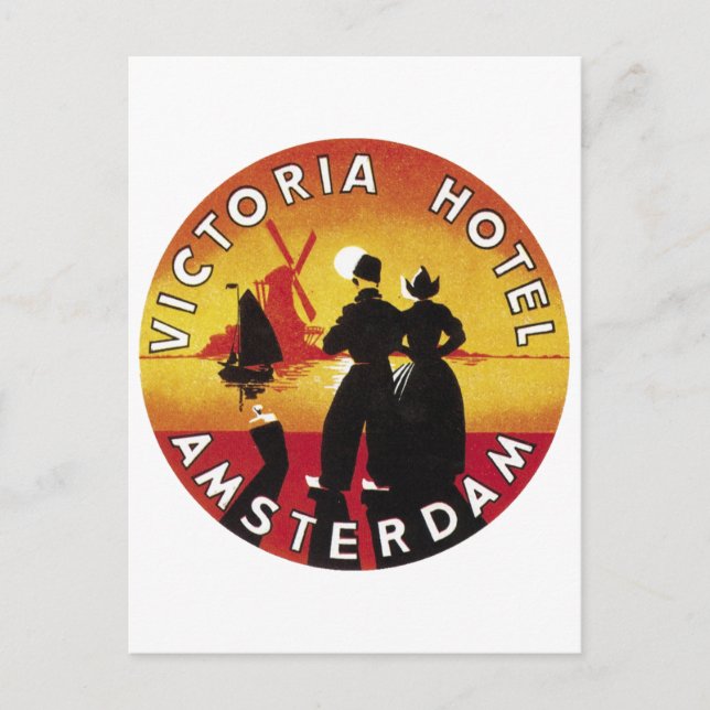 Victoria Hotel Amsterdam Postcard (Front)