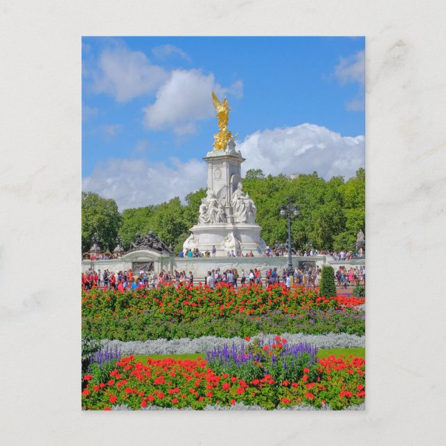 Victoria Memorial, Buckingham Palace, London Postcard (Front)