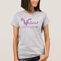 Victoria monogram V name and meaning baby romper