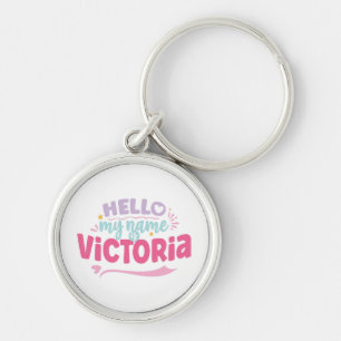 Victoria - my name is Victoria Key Ring