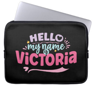Victoria - my name is Victoria Laptop Sleeve