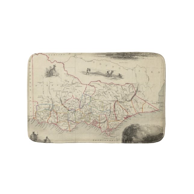 Victoria or Port Phillip Bath Mat (Front)