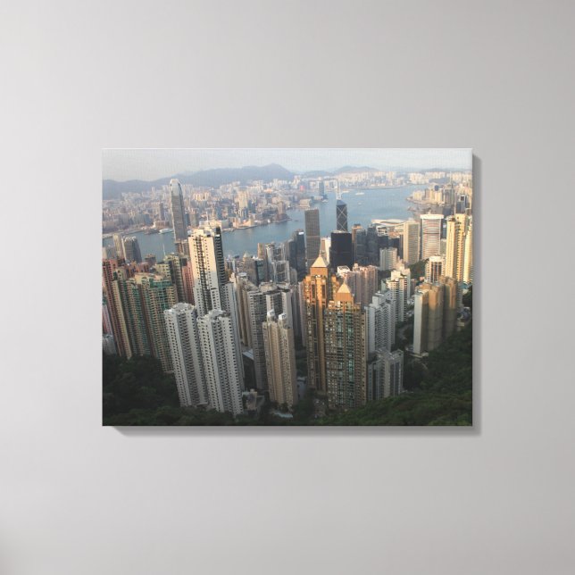 Victoria Peak, Hong Kong Canvas Print (Front)