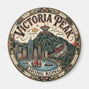 Victoria Peak Hong Kong China Magnet