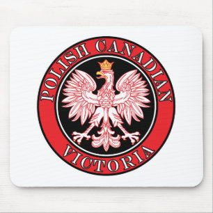 Victoria Polish Canadian Eagle Mouse Pad