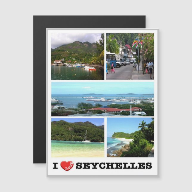 Victoria - Seychelles - I Love - (Front/Back)