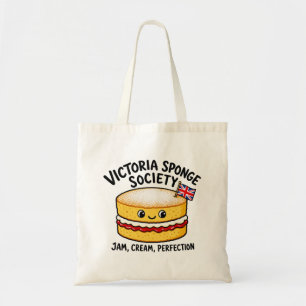 Victoria Sponge Society Funny Cake Tote Bag