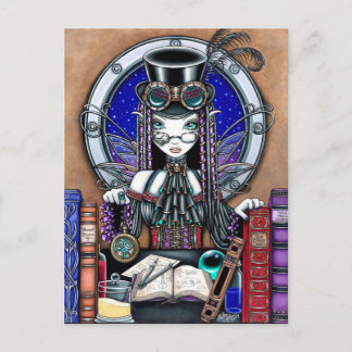 Victoria Steam Punk Faerie Postcard