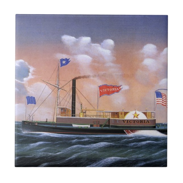Victoria steam tug 1859 tile (Front)