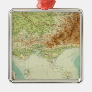 Victoria & Tasmania Metal Tree Decoration