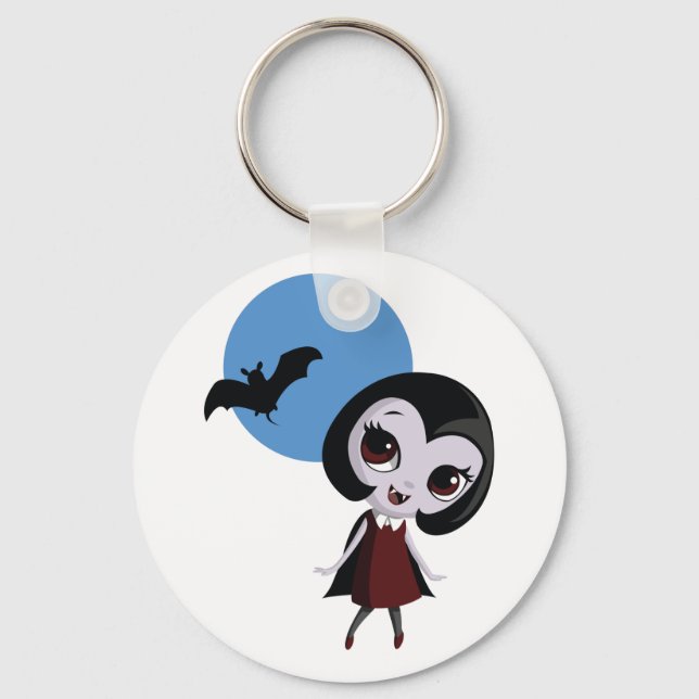 Victoria the Vampire Key Ring (Front)